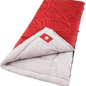 Palmetto Cool-Weather Sleeping Bag, 30°F Lightweight Camping Sleeping Bag for Adults, No-Snag Zipper with Stuff Sack Included