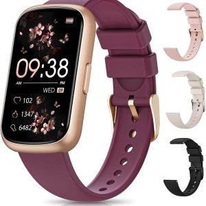 Fitness Tracker, Fitness Tracker Watches for Women with Heart Rate/Blood Oxygen/Sleep Monitor, 20+ Sports Modes Smart Watches for Women/Men, Activity & Step Tracker Smart Watch for Android/iOS Phones