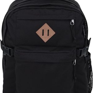 JanSport Main Campus Backpack - Travel or Work backpack w 15-Inch Laptop Sleeve and Dual Water Bottle Pockets, Black